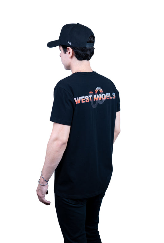 West Angels 555 Playera Negra